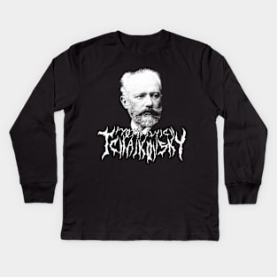 Pyotr Ilyich Tchaikovsky Metal Kids Long Sleeve T-Shirt